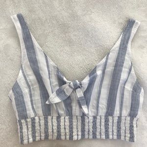 Abercrombie and Fitch Striped Crop Top